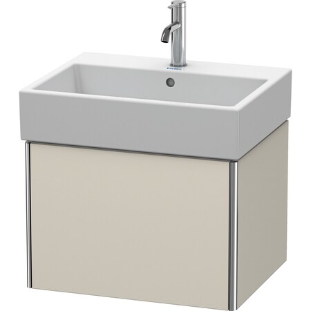 Duravit Xsquare Wall-Mounted Vanity Unit Taupe Matt XS409309191